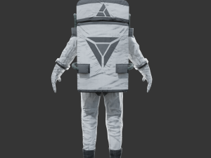 spacesuit - astronaut - sci fi Model 3D