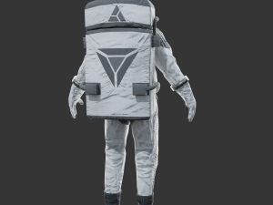spacesuit - astronaut - sci fi Model 3D