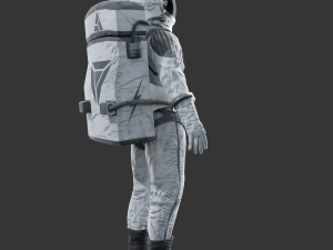 spacesuit - astronaut - sci fi Model 3D