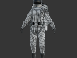 spacesuit - astronaut - sci fi Model 3D