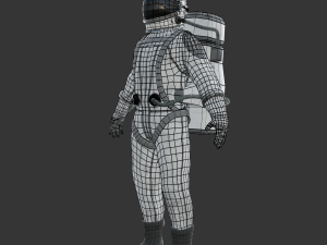 spacesuit - astronaut - sci fi Model 3D