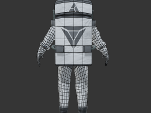 spacesuit - astronaut - sci fi Model 3D