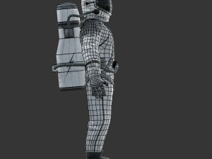 spacesuit - astronaut - sci fi Model 3D