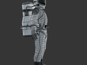 spacesuit - astronaut - sci fi Model 3D