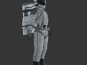spacesuit - astronaut - sci fi Model 3D