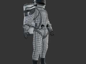 spacesuit - astronaut - sci fi Model 3D