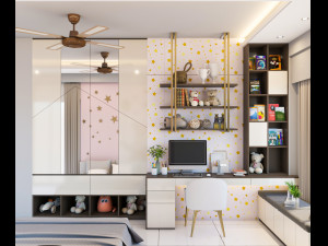 child bedroom 3d scene Modelo 3D