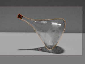 glass flask Model 3D