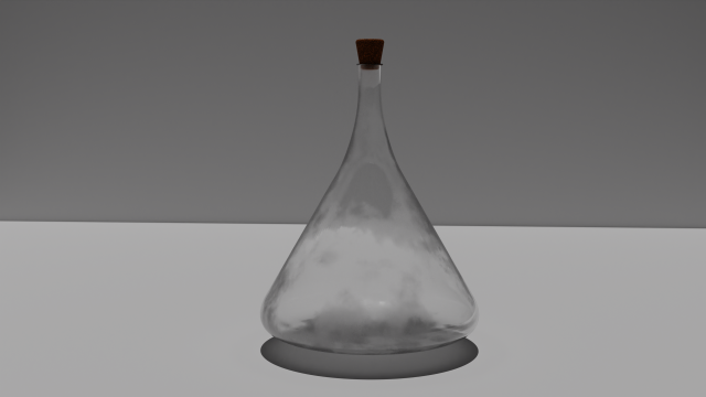 glass flask Model 3D .c4d .max .obj .3ds .fbx .stl .blend 
