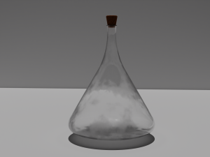 glass flask 3Dモデル