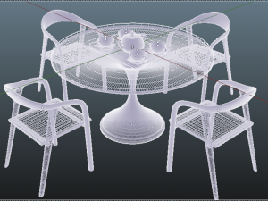 tea setting 3D-Modell