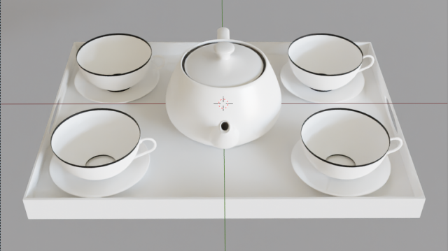 tea time 3D Model .c4d .max .obj .3ds .fbx .stl .blend