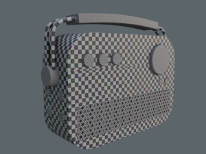 radio 3D-Modell