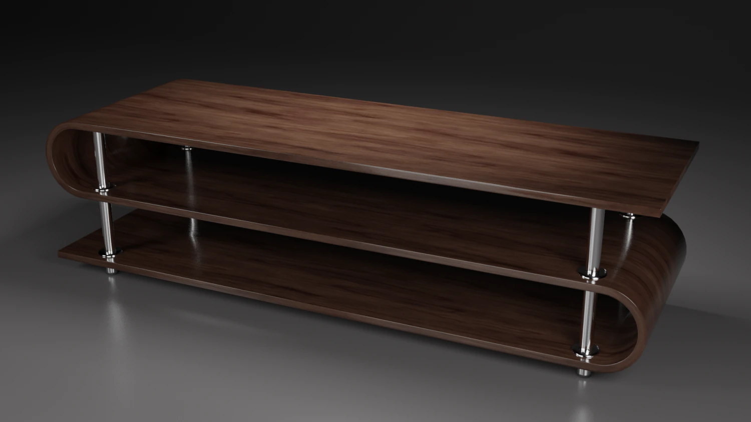 table for tv low-poly 3D Model .c4d .max .obj .3ds .fbx .stl .blend 