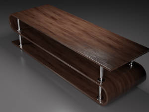 table for tv low-poly 3D Model