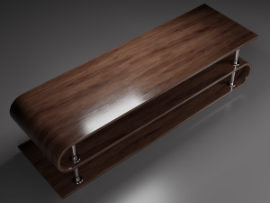 table for tv low-poly 3D Model