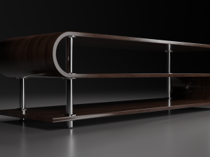 table for tv low-poly 3D Model