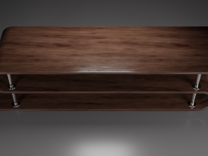table for tv low-poly 3D Model