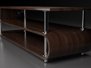 table for tv low-poly 3D Model