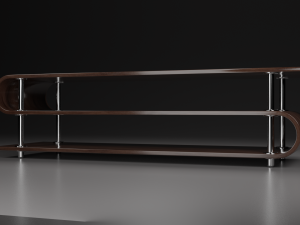 table for tv low-poly 3D Model