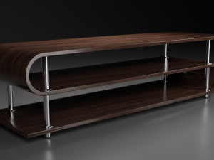 table for tv low-poly 3D Model