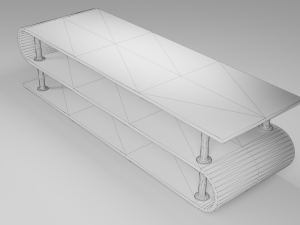 table for tv low-poly 3D Model