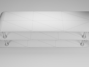 table for tv low-poly 3D Model