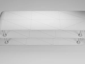 table for tv low-poly 3D Model