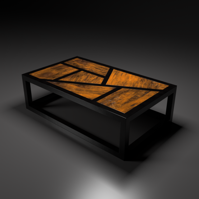 coffee table 3D Model .c4d .max .obj .3ds .fbx .stl .blend 