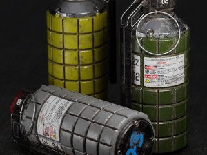 zz grenade 02 3D Model