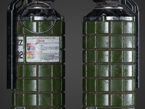 zz grenade 02 3Dモデル