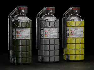 zz grenade 02 3D Model