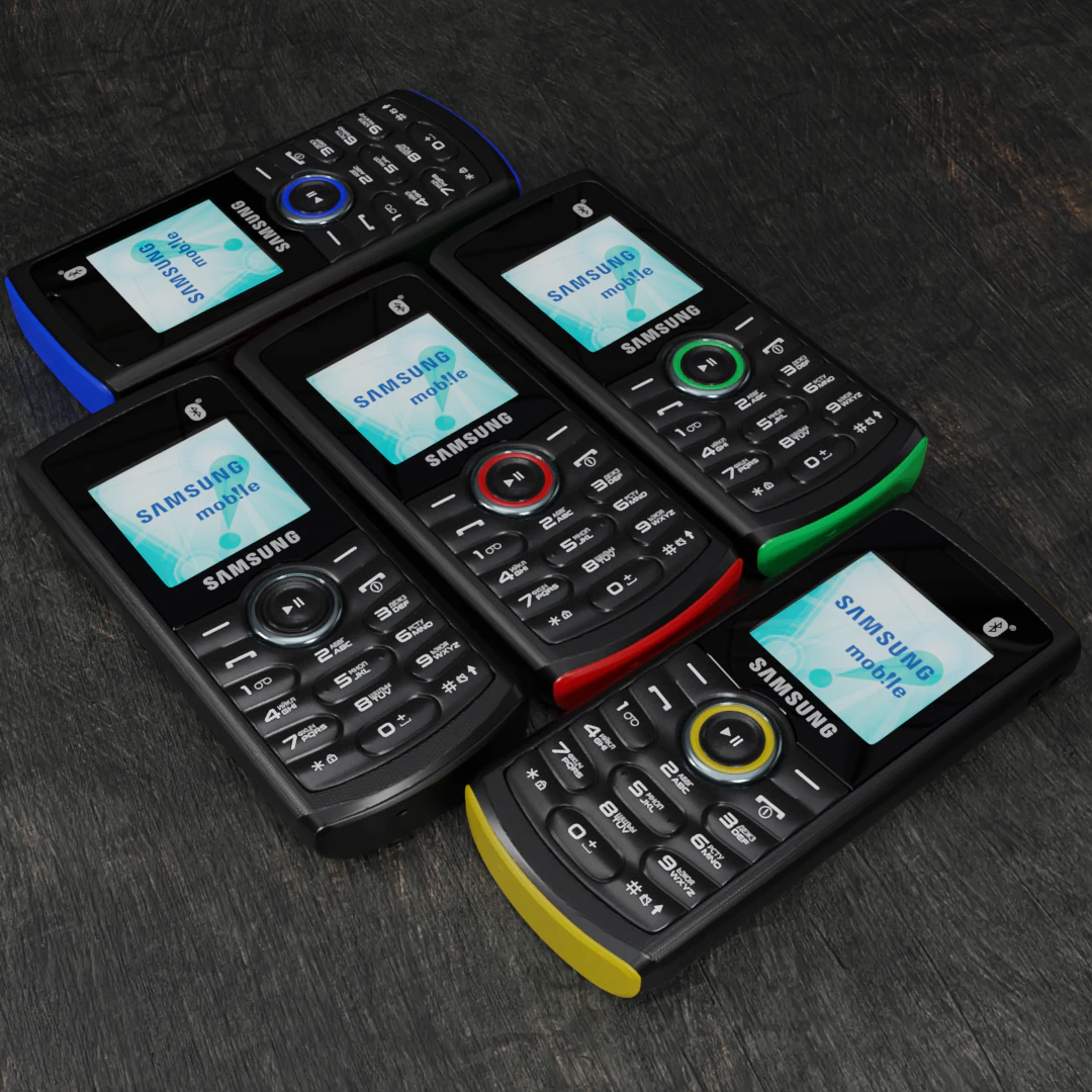 samsung gt-e2121b 3D Model .c4d .max .obj .3ds .fbx .stl .blend