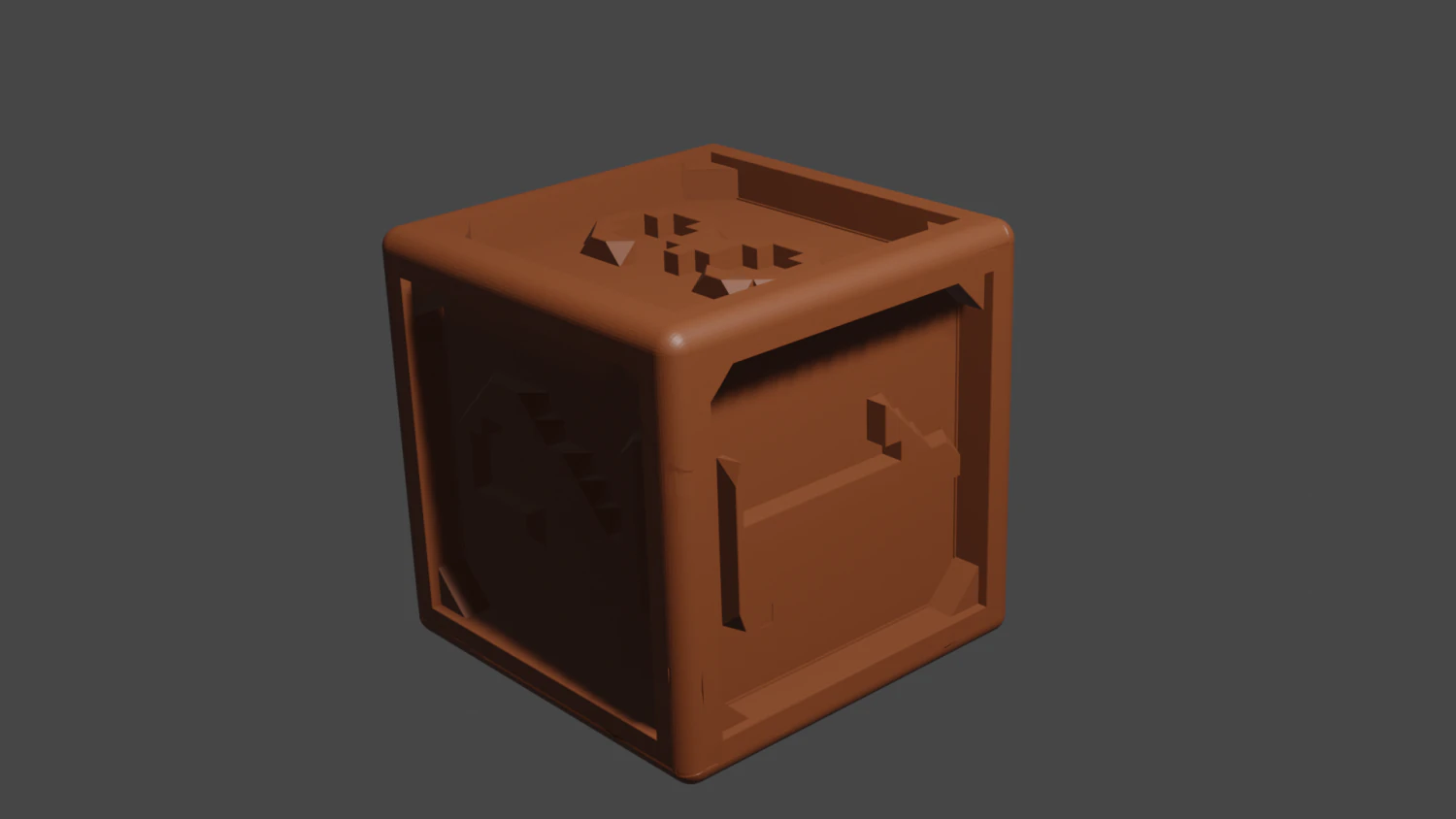 cube 3D Model .c4d .max .obj .3ds .fbx .stl .blend 