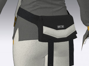 fci-fi female outfit 3D Модель