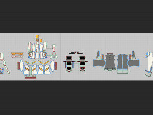 fci-fi female outfit 3D Модель