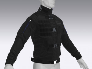 tactical jacket Modelo 3D