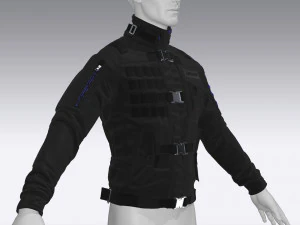 veste tactique Modèle 3D