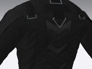 veste tactique Modèle 3D