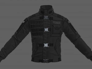veste tactique Modèle 3D
