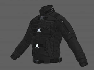 veste tactique Modèle 3D
