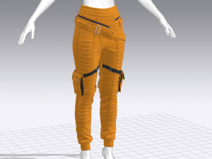 women pants 3D 모델