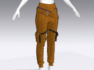 women pants 3D 모델