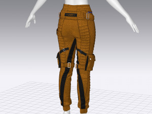women pants 3D 모델