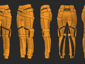 women pants 3D 모델