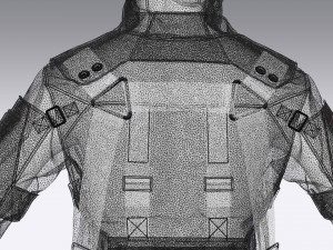 tactical jacket Model 3D