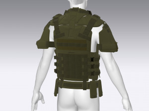 body armor 3D-Modell