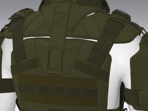 body armor 3D-Modell