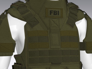 body armor 3D-Modell