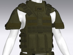 body armor 3D-Modell